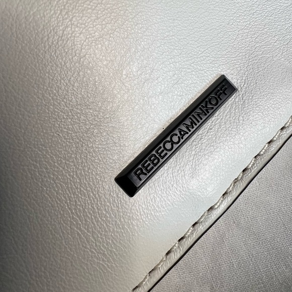 Rebecca Minkoff Chevron Small Love Crossbody in Antique White NWOT - Picture 6 of 9